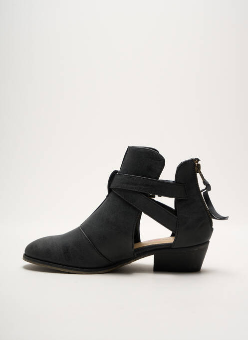 Bottines/Boots noir JUSTFAB pour femme