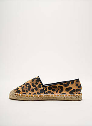 Espadrilles bout rond talon plat jusqu'à 3cm noir JUSTFAB femme