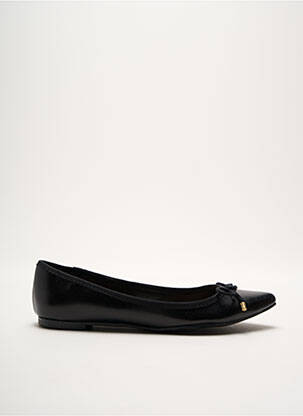 Ballerines matière lisse talon plat jusqu'à 3cm noir JUSTFAB femme