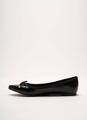 Ballerines matière lisse talon plat jusqu'à 3cm noir JUSTFAB femme