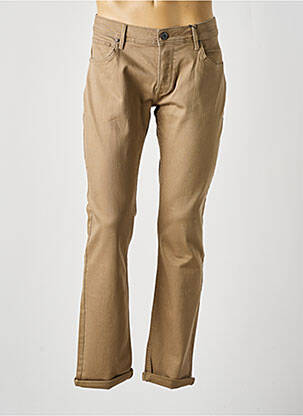 Pantalon droit stretch taille normale beige TIFFOSI homme