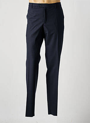 Pantalon droit fermeture zippée sous rabat avec crochet taille normale noir TRAVEL  LINE homme