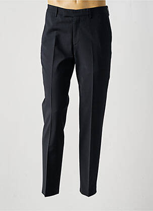 Pantalon droit fermeture zippée sous rabat avec crochet taille normale noir PIERRE CARDIN homme