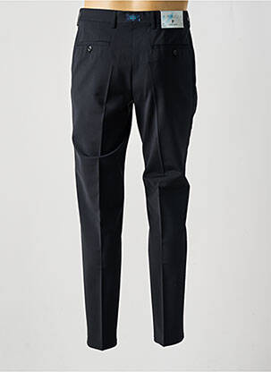 Pantalon droit fermeture zippée sous rabat avec crochet taille normale noir PIERRE CARDIN homme