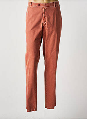 Pantalon chino stretch taille normale orange MEYER homme