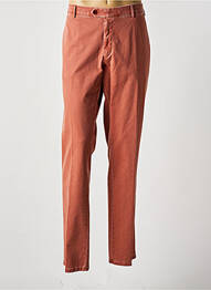 Pantalon chino stretch taille normale orange MEYER homme