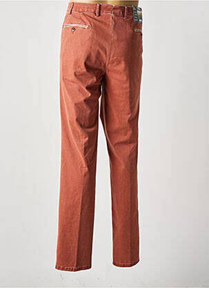 Pantalon chino stretch taille normale orange MEYER homme