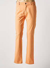 Pantalon chino stretch taille normale orange MEYER homme