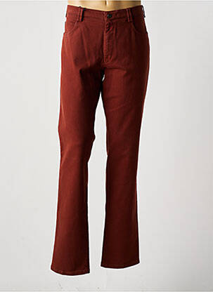 Pantalon slim stretch taille normale marron MEYER homme