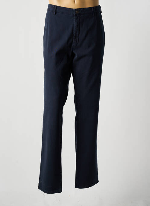 Pantalon chino stretch taille normale bleu MEYER homme