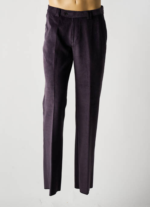 Pantalon chino violet BRUNO SAINT HILAIRE pour homme