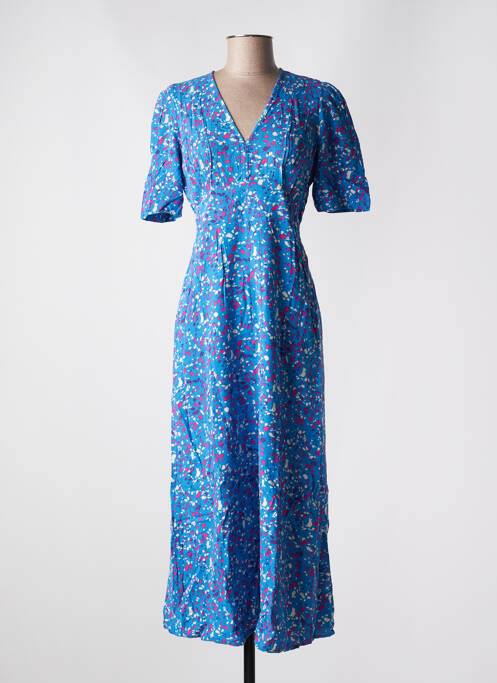 Robe longue bleu ANGE pour femme