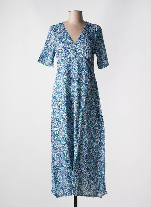 Robe longue bleu ANGE pour femme