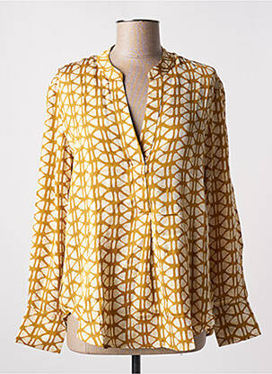 Blouse imprimé fantaisie manches longues vert BELLA JONES femme