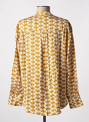 Blouse imprimé fantaisie manches longues vert BELLA JONES femme