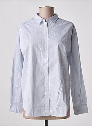 Chemisier coupe droite manches longues bleu BELLA JONES femme
