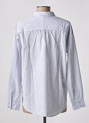 Chemisier coupe droite manches longues bleu BELLA JONES femme