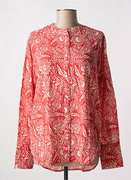 Chemisier imprimé fantaisie manches longues rouge BELLA JONES femme