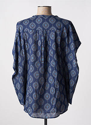 Blouse manches courtes manches courtes bleu BELLA JONES femme