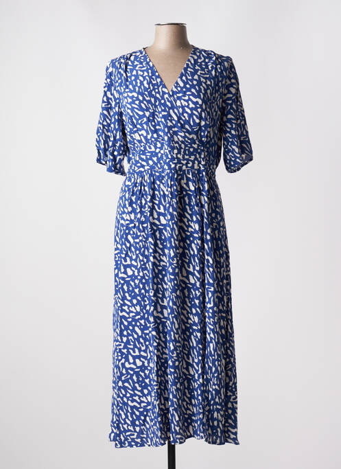 Robe longue bleu ANGE pour femme