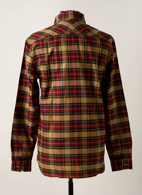 Chemise manches longues beige FRED PERRY pour homme