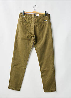 Pantalon chino tissage popeline taille normale vert EDWIN homme
