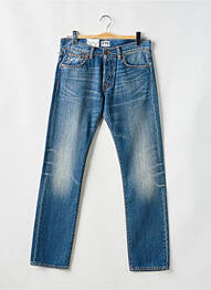 Jeans coupe slim fermeture boutonnée sur le devant taille normale bleu EDWIN homme