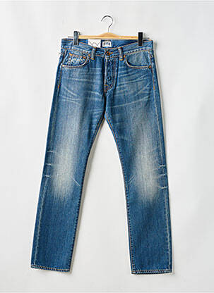 Jeans coupe slim fermeture boutonnée sur le devant taille normale bleu EDWIN homme