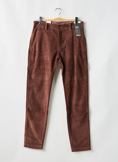 Pantalon chino marron fonce LEVIS pour homme