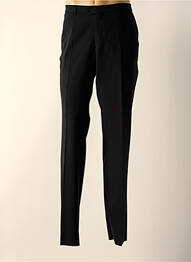 Pantalon slim fermeture zippée sous rabat boutonné noir BRUNO SAINT HILAIRE homme