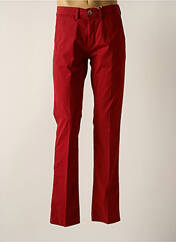 Pantalon chino rouge PIONEER pour homme seconde vue