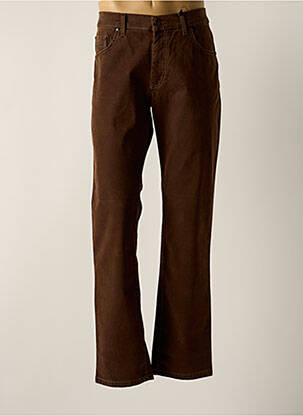 Pantalon droit marron PIONEER pour homme