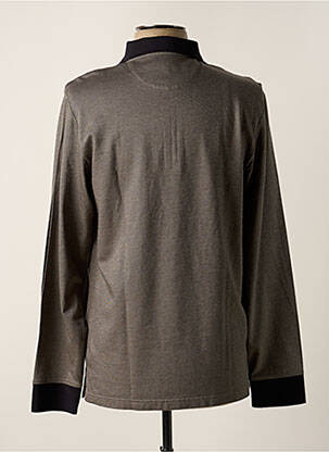 Polo manches longues manches longues gris JUPITER homme