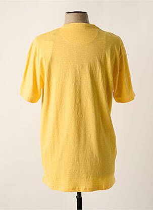T-shirt tissage chiné manches courtes jaune TIFFOSI homme