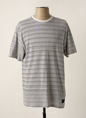 T-shirt coupe droite manches courtes gris TIFFOSI homme