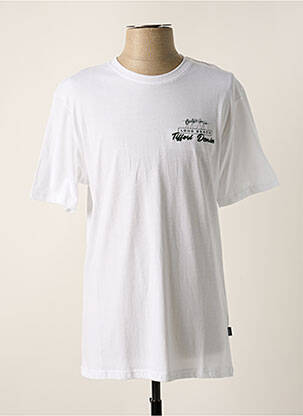 T-shirt broderie manches courtes blanc TIFFOSI homme