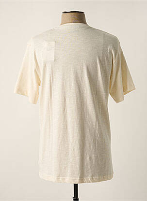 T-shirt tissage chiné manches courtes beige TIFFOSI homme