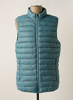 Doudoune poches sans capuche bleu TIFFOSI homme