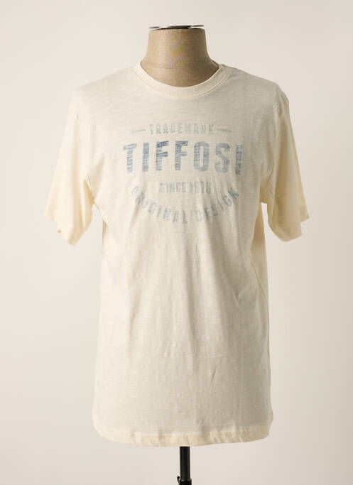 T-shirt beige TIFFOSI pour homme