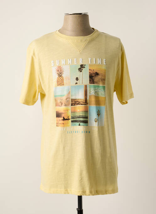 T-shirt jaune TIFFOSI pour homme