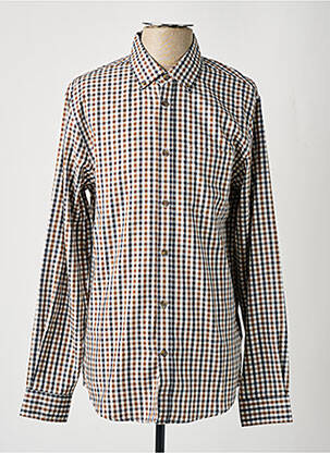 Chemise manches longues manches longues marron TIFFOSI homme