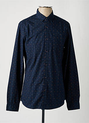 Chemise manches longues imprimé fantaisie bleu TIFFOSI homme