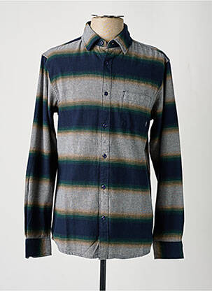 Chemise manches longues imprimé rayures gris TIFFOSI homme
