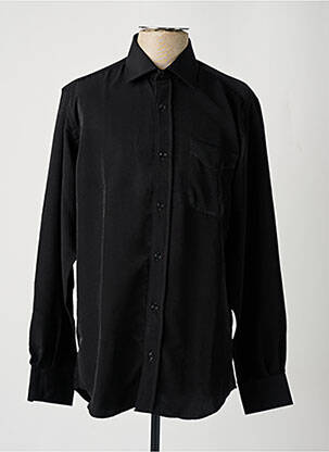 Chemise manches longues manches longues noir BELLONI homme