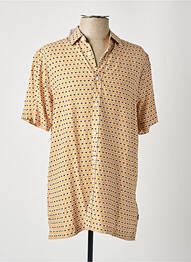 Chemise manches courtes imprimé fantaisie beige TIFFOSI homme