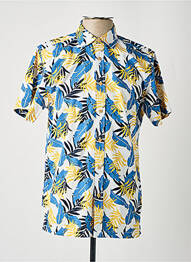 Chemise manches courtes imprimé tie and dye blanc TIFFOSI homme