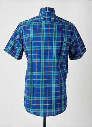 Chemise manches courtes poches bleu DARIO BELTRAN homme