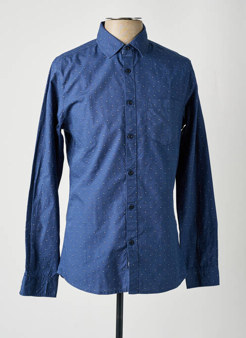 Chemise manches longues imprimé fantaisie bleu TIFFOSI homme
