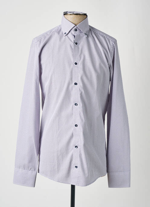 Chemise manches longues imprimé fantaisie blanc VENTI homme