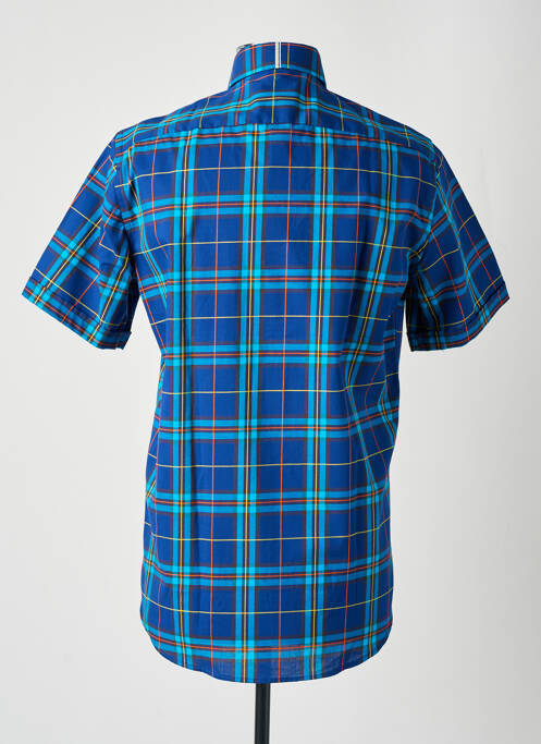 Chemise manches courtes poches bleu DARIO BELTRAN homme